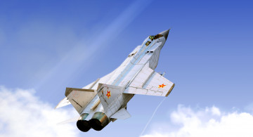 Картинка авиация боевые+самолёты военный самолет транспортное средство миг31 русский советский микоян гуревич