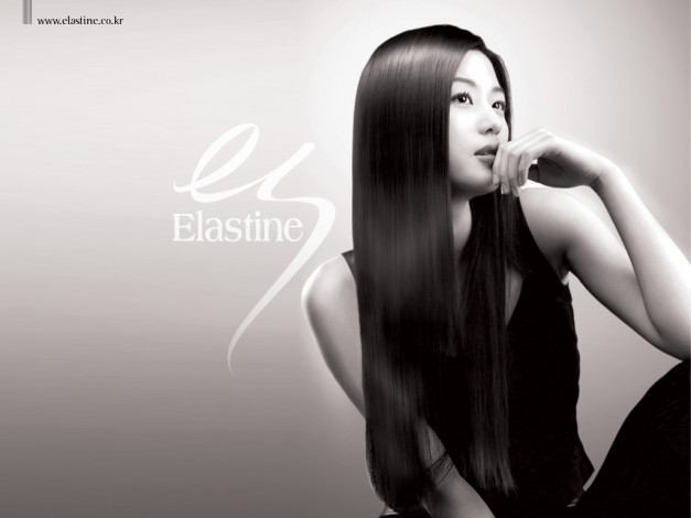 Обои картинки фото бренды, elastine, задумчивость, девушка, jeon ji hyun, кореянка, азиатка
