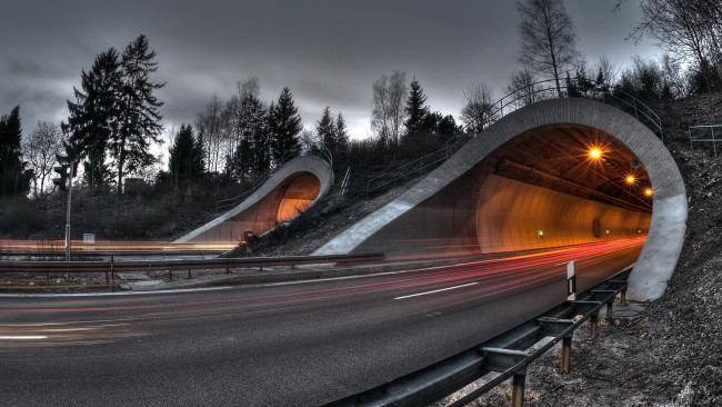 Обои картинки фото разное, транспортные, средства, магистрали, тунель, дорога