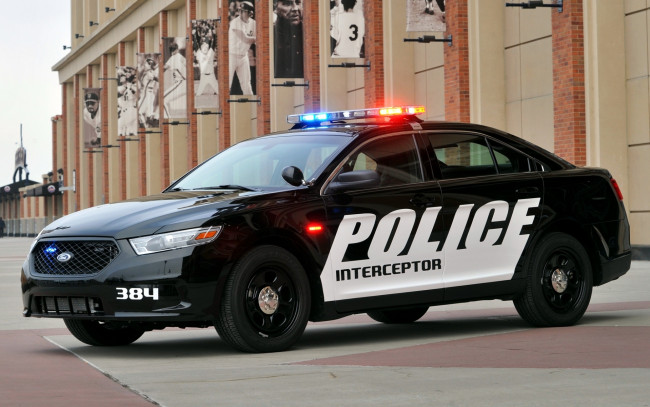 Обои картинки фото автомобили, полиция, ford, police, interceptor