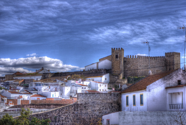 Обои картинки фото castelo, campo, maior, города, дворцы, замки, крепости, португалия