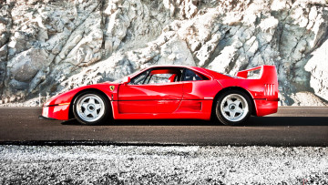 Картинка ferrari f40 автомобили гоночные спортивные италия s p a