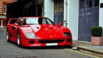 Картинка ferrari f40 автомобили италия гоночные спортивные s p a