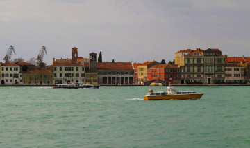 обоя италия, венеция, города, канал, дома