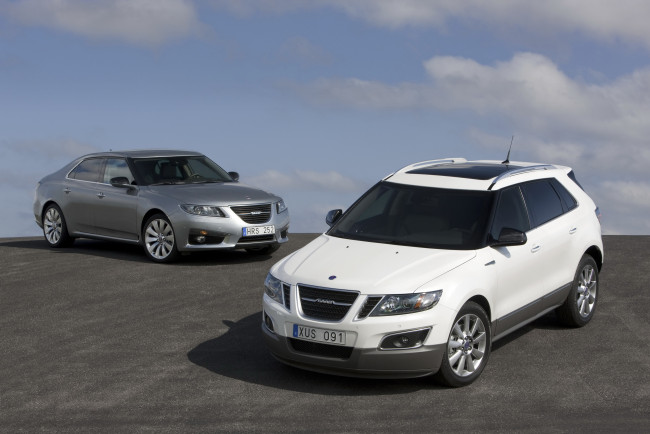 Обои картинки фото 2011, saab, 4x, автомобили