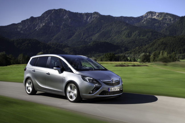 Обои картинки фото 2013, opel, zafira, tourer, cdti, ecotec, автомобили