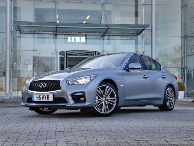 Обои картинки фото автомобили, infiniti, q50s, hybrid, v37, uk-spec, 2013