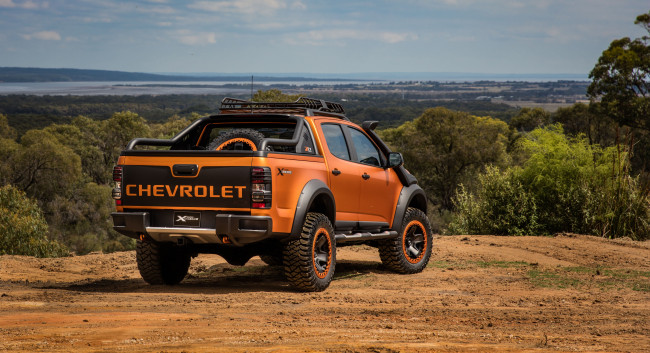 Обои картинки фото автомобили, chevrolet, 2016г, concept, xtreme, colorado