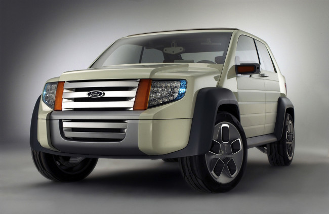 Обои картинки фото ford model-u concept 2003, автомобили, ford, внедорожник, джип, concept, model-u, 2003