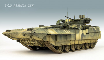 Картинка техника 3d модель бмп армата t-15 боевая машина пехоты