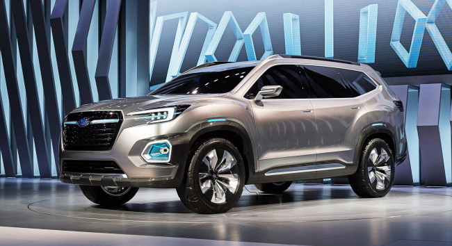 Обои картинки фото subaru viziv-7 suv concept 2016, автомобили, subaru, concept, suv, viziv-7, 2016