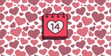 Картинка праздничные день+святого+валентина +сердечки +любовь любовь сердце валентинка текстура календарь праздник