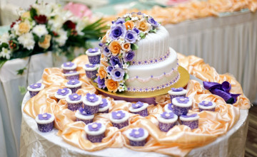 Картинка еда торты декор кексы сладкое свадьба торт украшение