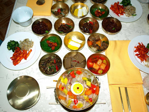 Картинка еда разное корейская кухня