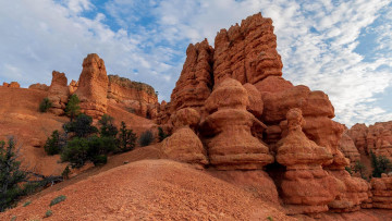 обоя red canyon state park, utah, природа, горы, red, canyon, state, park