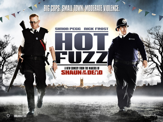 Обои картинки фото hot, fuzz, кино, фильмы