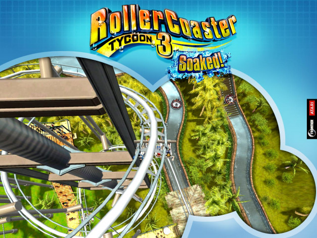 Обои картинки фото видео, игры, rollercoaster, tycoon, soaked