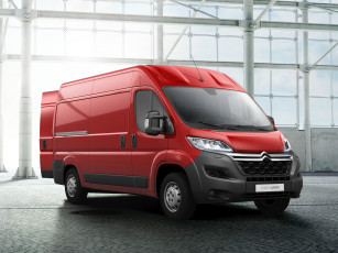 Картинка автомобили citroen citroеn jumper van 2014 красный