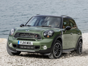 Картинка автомобили mini cooper sd countryman all4 r60 2014 зеленый