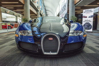 обоя 2006 bugatti veyron, автомобили, выставки и уличные фото, автосалон, выставка