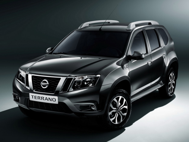 Обои картинки фото автомобили, nissan, datsun, 2014, ru-spec, темный, terrano