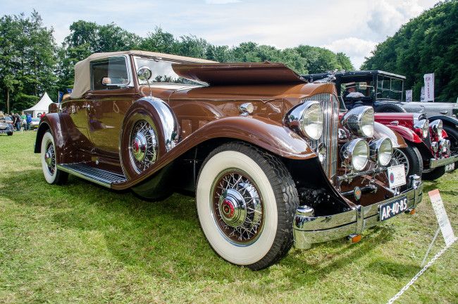 Обои картинки фото packard 905 twin six coupe roadster 1932, автомобили, выставки и уличные фото, выставка, автошоу, ретро, история