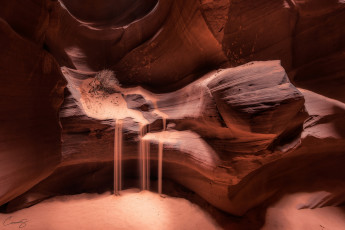 Картинка природа горы пески времени песок текстура скалы каньон антилопы штат аризона сша