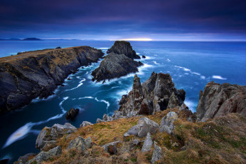 Картинка природа побережье небо океан море донегол графство северная ирландия