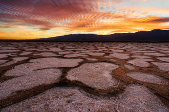 Картинка природа пустыни сша штат калифорния долина смерти пустыня вечер небо