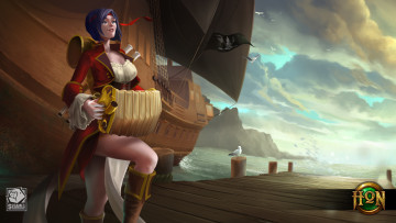 Картинка видео+игры heroes+of+newerth rhapsody rhapscallion heroes of newerth причал девушка корабль