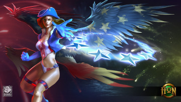 Картинка видео+игры heroes+of+newerth тело девушка звезды обнаженная крылья lady liberty moon queen heroes of newerth