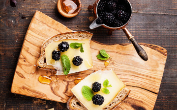 Картинка еда бутерброды +гамбургеры +канапе хлеб ежевика blackberry сыр бутерброд sandwich cheese