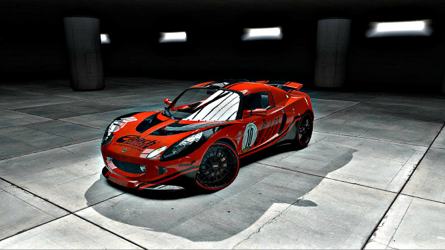 Обои картинки фото lotus elise, видео игры, need for speed,  shift 2 unleashed, shift, 2, lotus, elise, тюннинг