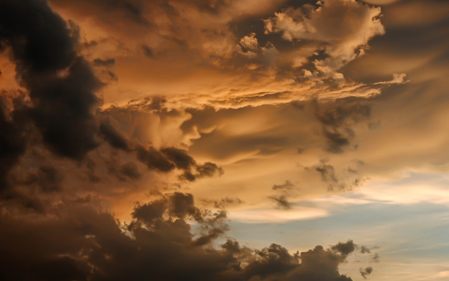 Обои картинки фото природа, облака, небо, закат