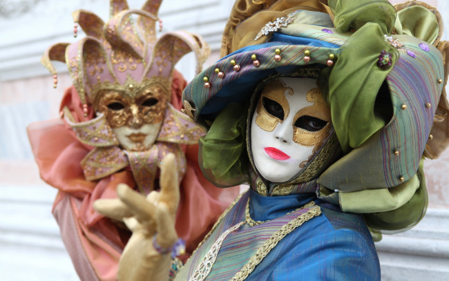 Обои картинки фото разное, маски,  карнавальные костюмы, венеция, карнавал, маска, костюм, ткань