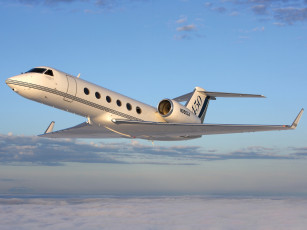 обоя авиация, пассажирские самолёты, gulfstream, g450, средний, бизнес-класса, турбовентиляторный, двухмоторный, самолёт, сша