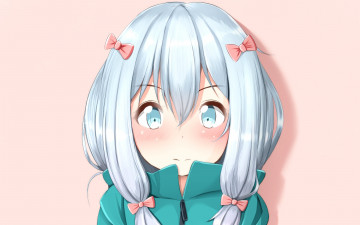 обоя аниме, eromanga-sensei, взгляд, девушка, фон