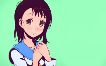 Картинка аниме nisekoi девушка взгляд фон