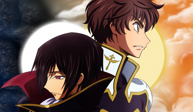 Обои картинки фото аниме, code geass, фон, взгляд, девушка