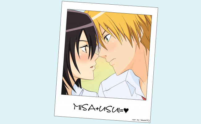 Обои картинки фото аниме, kaichou wa maid-sama, пара