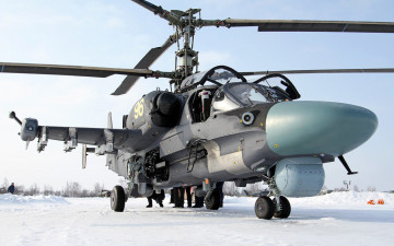 Картинка ка+52+аллигатор авиация вертолёты ка-52 аллигатор российский боевой вертолет ввс россии зима hokum b