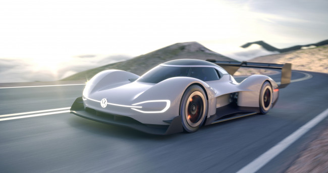 Обои картинки фото volkswagen id r pikes peak , 2018, автомобили, volkswagen, pikes, peak, суперкар, id, r, фольцваген