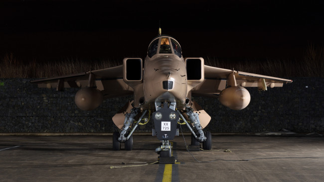 Обои картинки фото jaguar gr, авиация, боевые самолёты, ввс
