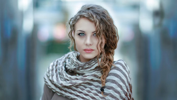 Картинка девушки -+брюнетки +шатенки шатенка шарф