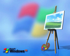 обоя компьютеры, windows, xp