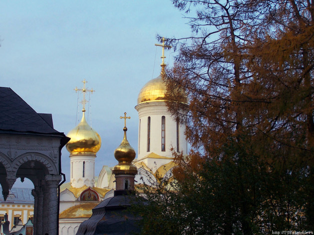 Обои картинки фото сергиев, пасад, троице, сергиева, лавра, города, православные, церкви, монастыри