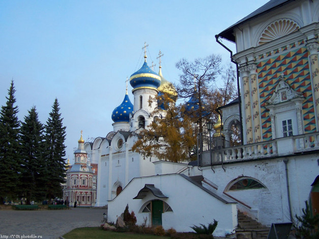 Обои картинки фото сергиев, пасад, троице, сергиева, лавра, города, православные, церкви, монастыри