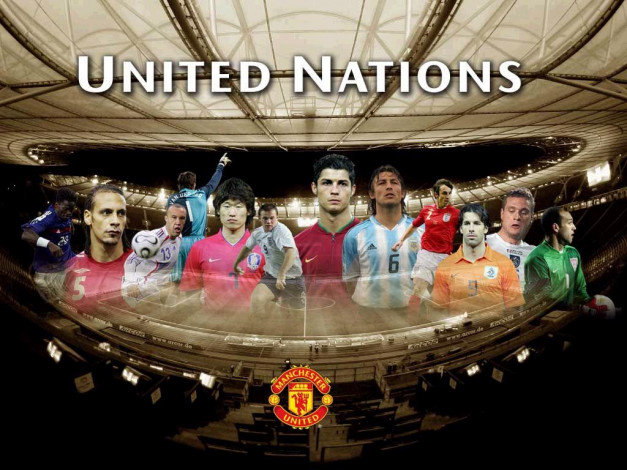 Обои картинки фото manchester, united, спорт, футбол