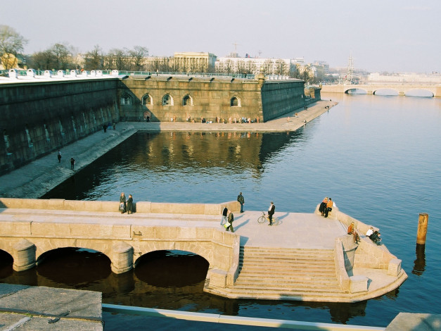 Обои картинки фото питер, петропавловская, крепость, города, санкт, петербург, петергоф, россия