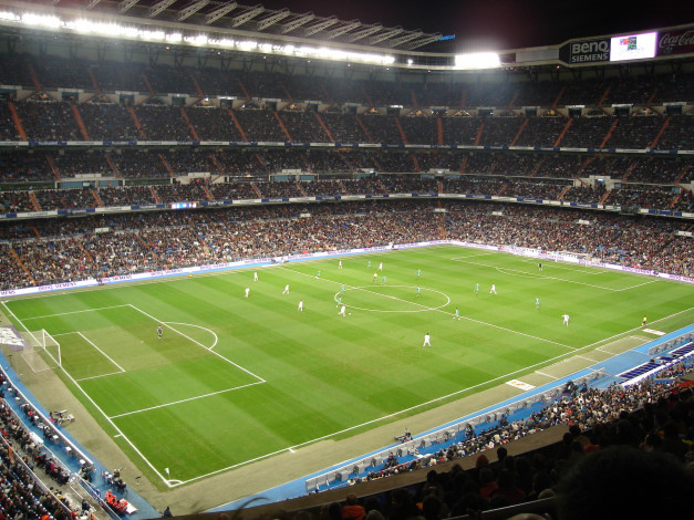 Обои картинки фото спорт, стадионы, сантьяго, бернабео, футбол, реал, мадрид, стадион, испания